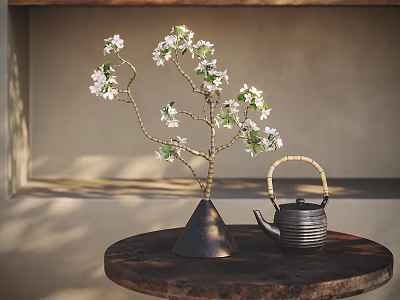 New Chinese Vase Teapot 3d model