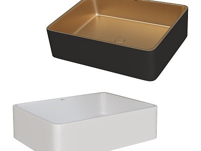 ABC box type wash basin 18 3d model