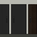 Password door security door entry door 3d model