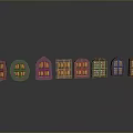 Medieval Shield Ancient Shield Defensive Weapon Ancient Shield Iron Shield Protective Shield Wooden Shield 3d model