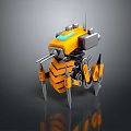 Robot Assistant Small Robot Butler Robot Butler Figure Game Figure 3d model