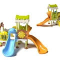 Children's Castle Slide 3d model