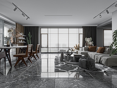 Guest Restaurant Living Room Restaurant Nordic Guest Restaurant Nordic Living Room Nordic Restaurant Home 3d model