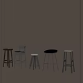 Modern Bar Stools In Different Styles With Metal Legs And Soft Seats
