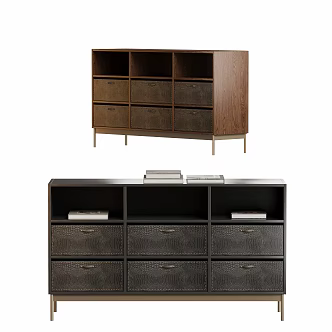 Modern Bucket Cabinet Entrance Cabinet Side Cabinet 3d model
