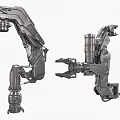 Smart Machines Featuring Robotic Arms With Flexible Joints And Gripping Mechanisms