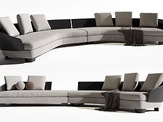 Modern Minotti Multiplayer Sofa 3d model