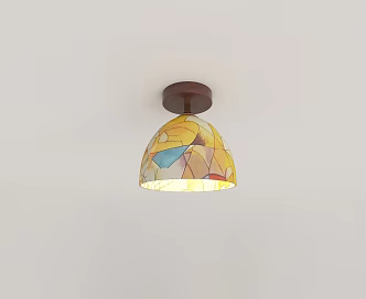 Modern retro aisle lights 3d model
