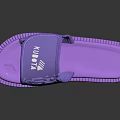Purple Casual Slide Slippers With Comfortable Strap And Non Slip Sole Design