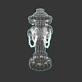 Red Vintage Fire Hydrant With Chains Essential Fire Equipment for Urban Safety
