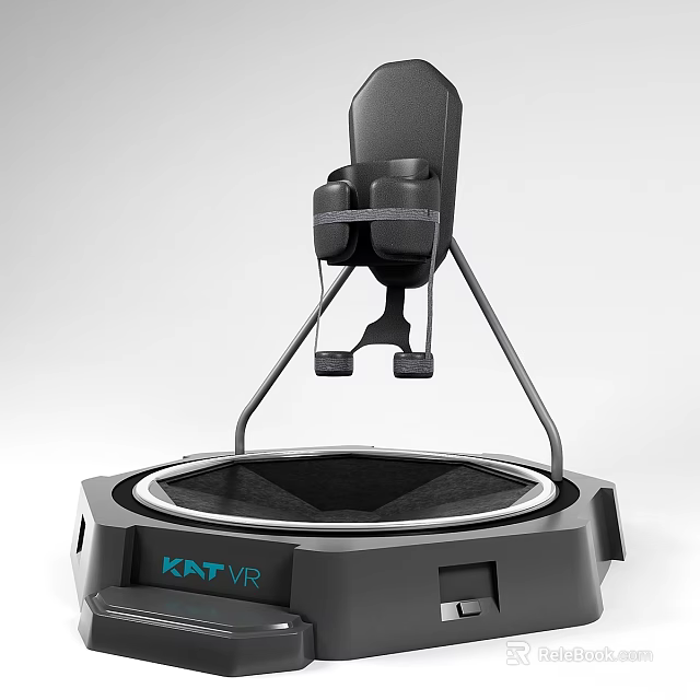 KAT VR Virtual Reality Treadmill Device with Ergonomic Design and Sturdy Frame 3d model