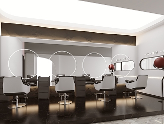 Hair Salon Beauty Salon Minimalist Salon 3d model