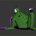 Frog Poison Frog Game Frog Reptile Cold Blooded Animal Reptile 3d model