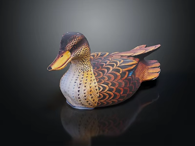 Modern duck mallard 3d model Modern duck mallard 3d model