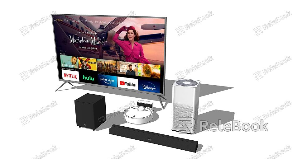 Modern TV home appliances combination model