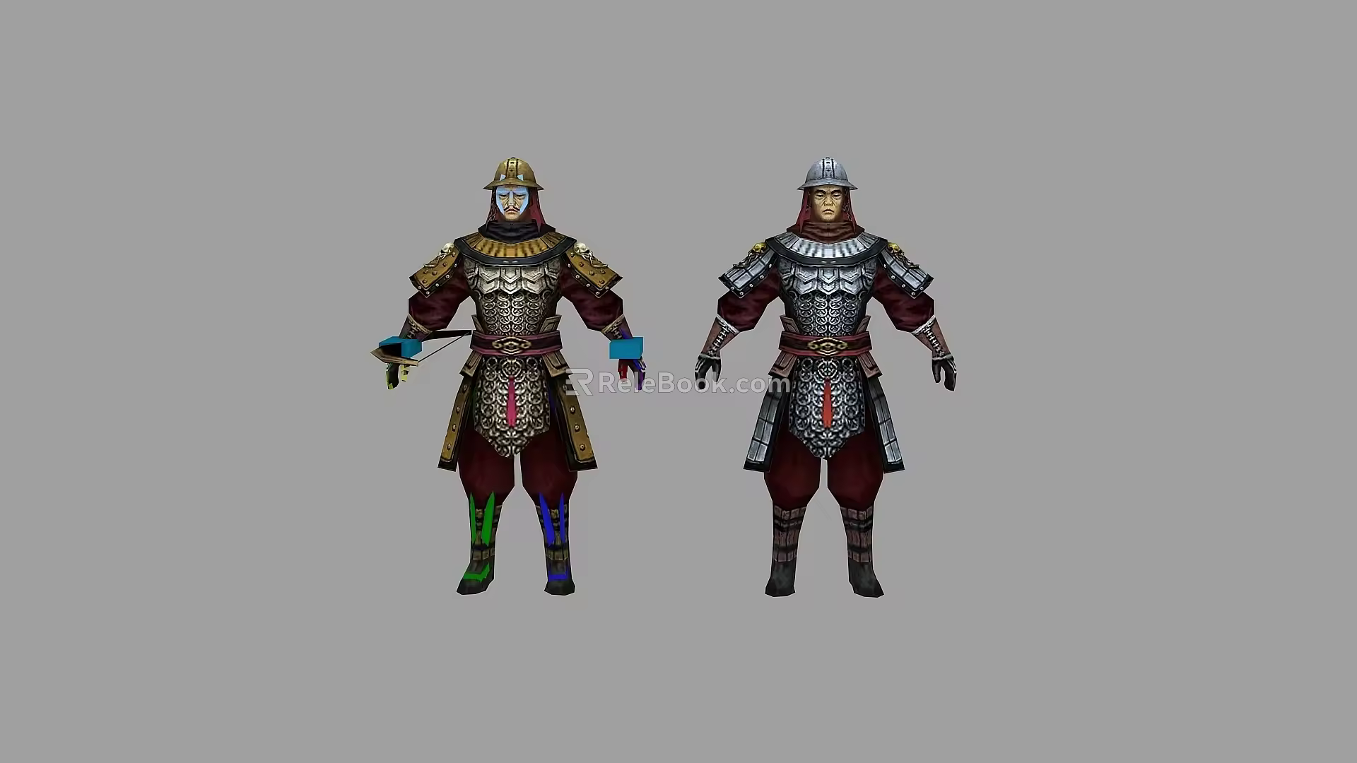 Archery Full Action cs Skeleton Bip Action 3d model
