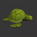 Turtle Cartoon Turtle Snapping Turtle 3d model