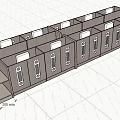 Modern Office Conference Table With Spacious Surface And Multiple Storage Cabinets