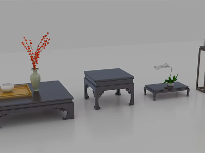 New Chinese Style Coffee Table Table 3d model