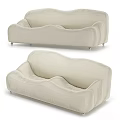 Pierre Paulin double sofa ABCD sofa 3d model
