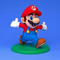 Super Mario Game Character Movie Character Mario Bros Nintendo Plumber Run Character Run Mario 3d model
