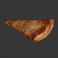Delicious Cheesy Pizza Slice With Fresh Tomato Sauce And Golden Crust