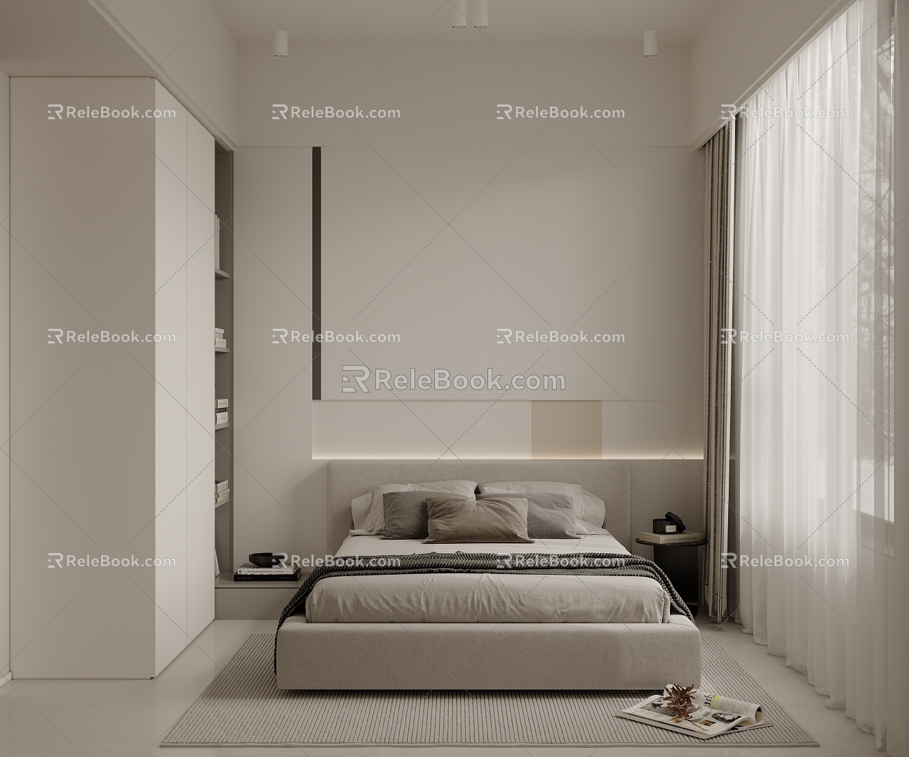 Modern Bedroom 3d model