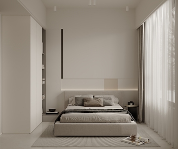 Modern Bedroom 3d model