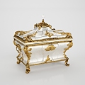 European-style box urn storage box jewelry box ornaments box 3d model