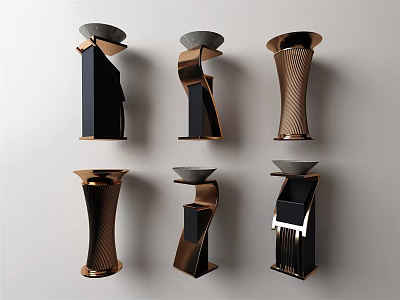 Light Luxury Trash 3d model