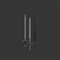 Modern Sword Officer Sword Long Sword 3d model