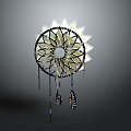 Dream Catcher Wind Chimes 3d model