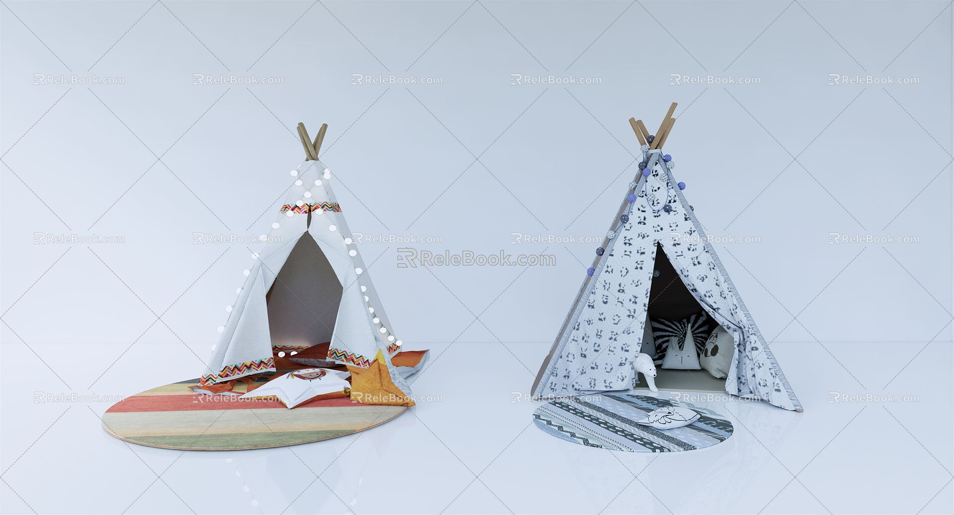 Modern Tent 3d model