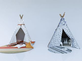 Modern Tent 3d model