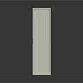 White Server Cabinet Furniture With Glass Doors And Internal Equipment Racks