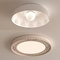 Carved ceiling lamp 3d model