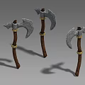 Axe Axe Tomahawk God Axe Realistic Game Wind Movie Style PBR Process Sub-era Weapon 3d model