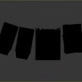 Industrial Machinery Units Stacked And Arranged With Dark Gray Exteriors And Yellow Warning Labels
