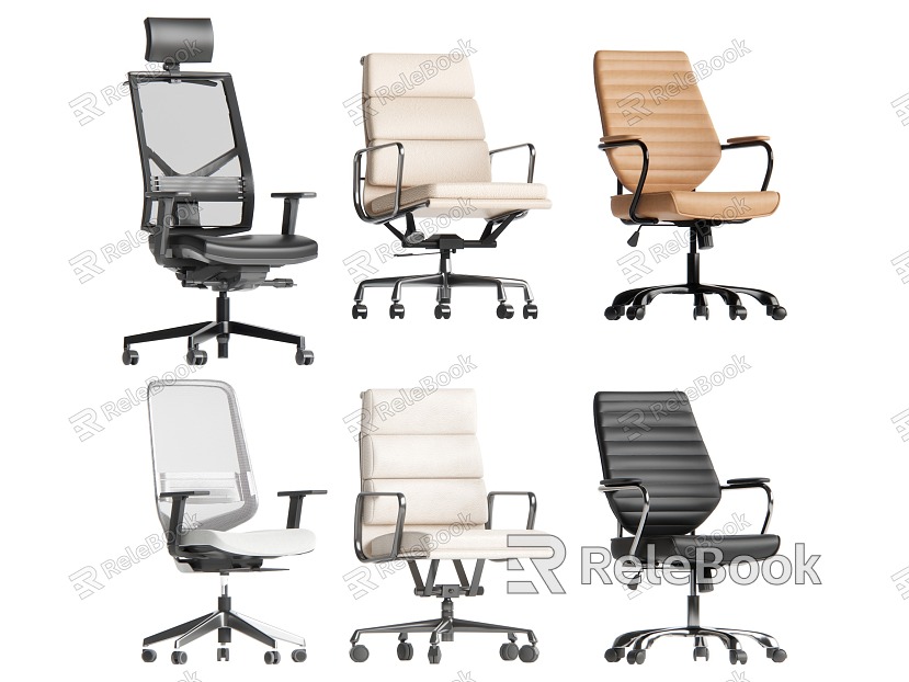 Modern office chair model