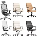 Various Styles Office Chairs In Different Colors With Ergonomic Design And Wheels