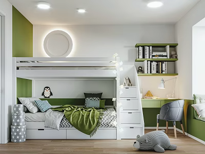 Modern Children's Room 3d model