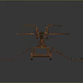 Crossbow Mechanical Crossbow Shift Bow and Arrow Shoot Far Equipment Weapons High-tech Crossbow 3d model