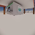 Elegant Hotel Lobby Interior With Reception Desk And Comfortable Seating Area
