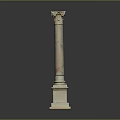 Columns Stone Columns Stone Columns Old Columns Roman Columns Roman Columns Classical Columns Greek Columns 3d model