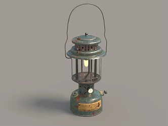 Kerosene Lamp Old-fashioned Kerosene Lamp Portable Lamp Fuel Lamp Lantern Horse Lamp Outdoor Lamp Camping Lamp Low Face Number Low Mold Simple Mold Movie Grade Super Realistic 3d model
