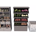 modern shelf 3d model
