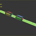 Durable Linear Guide Rail System With Two Metal Sliders And Smooth Track