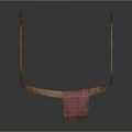 Modern Wooden Hanging Chair Home Furniture With Soft Fabric Seat And Minimalist Design