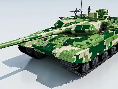 Modern tank Chinese tank 3d model Modern tank Chinese tank 3d model