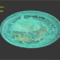 Japanese Style Omurice Topped With Fried Egg Drizzled With Sauce On Black Plate